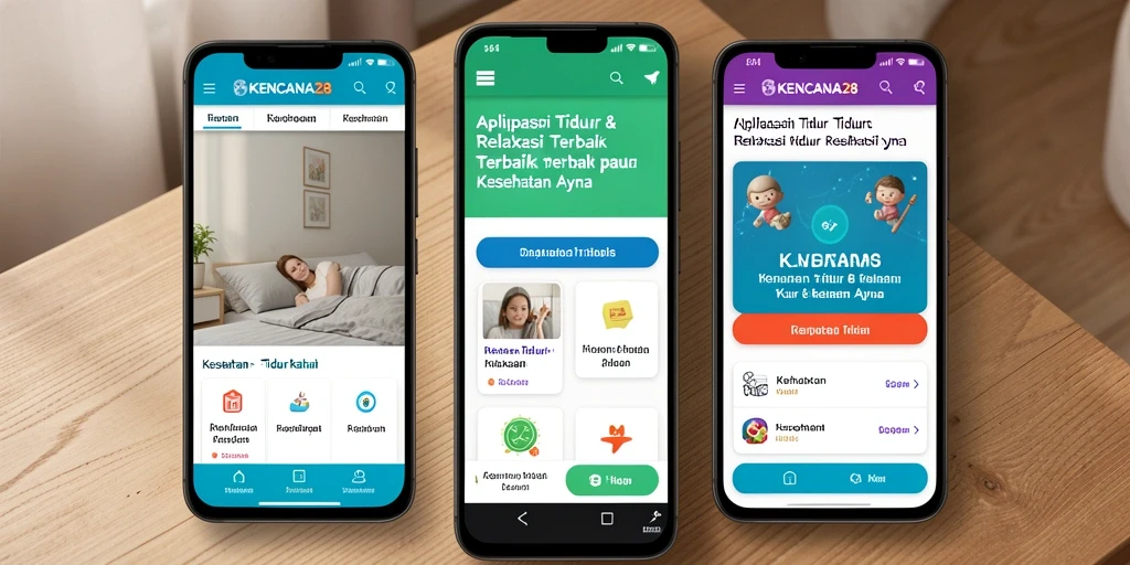 Tampilan antarmuka KENCANA28 yang menenangkan dan intuitif.